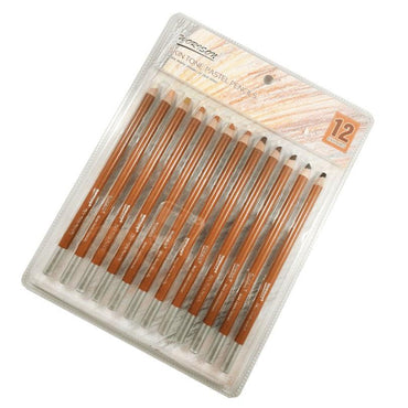 Worison Skin tone Pastle Pencil Pack of 12 The Stationers